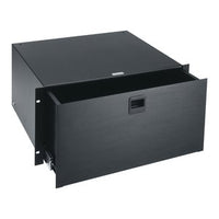Middle Atlantic D5 Rackmount Drawer, Black Brushed and Anodized, 5U