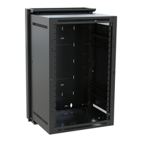 Middle Atlantic DWR-18-17 DWR Pivoting Wall Mounted Rack, 17" Depth, 18U