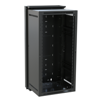 Middle Atlantic DWR-21-22 DWR Series Pivoting Wall Mounted Rack, No Front Door, 22" Depth, 21U RMS, TAA Compliant