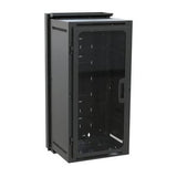 Middle Atlantic DWR-24-17PD DWR Series Wall Mount Pivoting Rack, Plexi Front Door, 17" Depth, 24U RSM, TAA Compliant