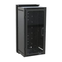 Middle Atlantic DWR-24-17PD DWR Series Wall Mount Pivoting Rack, Plexi Front Door, 17" Depth, 24U RSM, TAA Compliant
