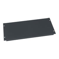 Middle Atlantic EB5 Blank Rack Panel, Flat, Flanged, Steel, 5U RMS, Black Powder Coat