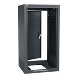 Middle Atlantic ERK-1825KD ERK Series Frame Only with Rear Door, Knockdown, 25" Depth, 18U, TAA Compliant, Black
