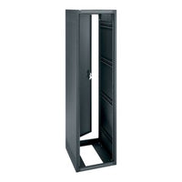 Middle Atlantic ERK-4425KD ERK Series Frame Only with Rear Door, Knockdown, 25" Deep, 44U RMS, Black