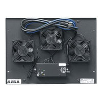 Middle Atlantic ERK-4QFT-FC ERK Series Fan Top with Controller, 165 CFM
