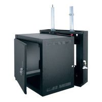 Middle Atlantic EWR-8-22SD EWR Series Pivoting Wall Mounted Enclosure with Solid Front Door, 22" Depth, 8U RMS