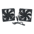 Middle Atlantic FAN2-DC-FC DC Fan Kit with Thermo Controller, 138 CFM, 4.5" DC Fans
