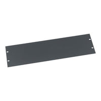Middle Atlantic FEB3 Blank Rack Panel, Flat, 3U RMS, Steel, Black Powder Coat
