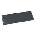 Middle Atlantic FEB4 4U RMS Blank Rack Panel, Flat, Steel, Black Powder Coat