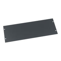 Middle Atlantic FEB4 4U RMS Blank Rack Panel, Flat, Steel, Black Powder Coat