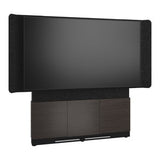 Middle Atlantic FM-DS-6675FW-DA3B Forum Series 3-Bay Single Display Stand, Floor-to-Wall Mounted, 4U RMS, Dark Finish