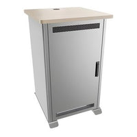 Middle Atlantic FMR-2027E1MS Forum Side Cart Rack, 27" Depth, 20U RSM, Kensington Maple HPL