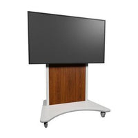Middle Atlantic FVS-1200SC-WHB3 FlexView Series IFP Fixed Cart, White Base with Glamour Cherry
