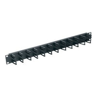 Middle Atlantic HCM-1 1U RMS D-Ring Horizontal Rack Cable Manager with Micro-Clip