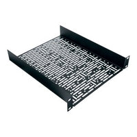 Middle Atlantic HR-UMS1-11.5 UMS Series Half Rack Shelf, 11.5"D x 10"W, 1U RMS, Black