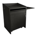 Middle Atlantic L2LDC2FCMGE Pre-Configured L2 Series Lectern with Connectivity and Flip Up Shelf, Grained Ebony, TAA Compliant