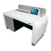 Middle Atlantic L7-F61A-WD-SLHA7 L7 Series Pre-configured Adjustable Height Frame Lectern, White and Silver