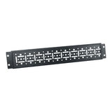 Middle Atlantic LBFR-2036-T LB Series Front / Rear Telescoping Lacer Bar, 20-36" Depth, Black