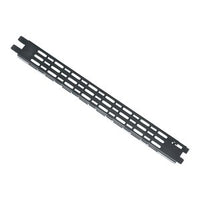 Middle Atlantic LL-VC17 Lever Lock Vertical Channel Bar, 13.6" Height, No Offset