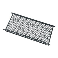 Middle Atlantic LL-VP1710 Lever Lock Vertical Accessory Plate, 13.6" Height x 10" Width