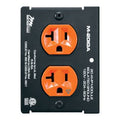 Middle Atlantic M-20IGA MPR Module, Duplex Iso Ground, 20A, 4" Deep, Black