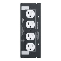 Middle Atlantic M-2X15A MPR Module, Double Duplex, 15A, 8" Deep, Black