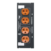 Middle Atlantic M-2X20IGA MPR Module, IG Double Duplex, 20A, 8" Depth, Black