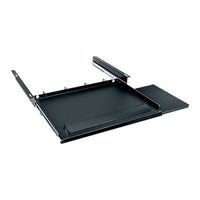 Middle Atlantic MD-KB MDV Series Under Desk Sliding Keyboard Shelf with Built-In Mouse Tray, 21" Interior Width