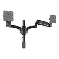 Middle Atlantic MM3-C-220-BK MM3 Dual Monitor Dynamic Column Mount