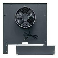 Middle Atlantic MW-10FT-550CFM Fan Top for WR, WRK, MRK, VRK, VMRK, and DRK Racks, 550 CFM, 10" Fans