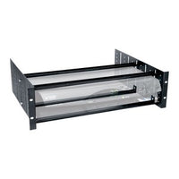 Middle Atlantic OCAP-2 Open Satellite and Cable Box Clamp Rack Shelf, 14" Deep, 2U, Black