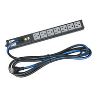 Middle Atlantic PD-715SC-NS PD Series 7-Outlet Vertical Power Strip, Slim High-Density, 15A, No Surge Protection
