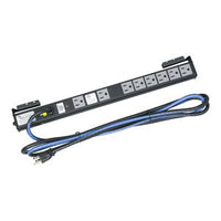 Middle Atlantic PD-815SC-PBSH PD Series Slim High-Density 15A  Shelf Mounted Power Strip