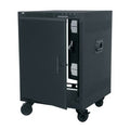 Middle Atlantic PTRK-1426 PTRK Series 14U RMS Portable Rolling 4-Post Floor Standing Rack, 26" Depth