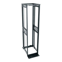 Middle Atlantic R4CN-4530B R4 Series 4-Post Open Frame Rack, 30" Depth,  45U RMS, Black
