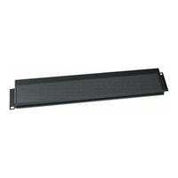 Middle Atlantic SF2 Fixed Security Cover, Perforated, 23% Open Area, 2U RMS