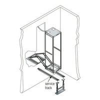 Middle Atlantic TRACKL AXS Service Stand, 2-3" High