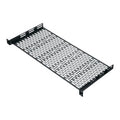 Middle Atlantic UFA-8-4 UFA Small Device Mounting Rack Shelf, 8" Depth, Steel, 1U RMS, 4-Pack, Black
