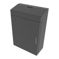 Middle Atlantic VWM-SD-6-36K-BW VWM Series Low Profile Vertical Wall Mounted Rack, 18" Depth, 6U RMS, Black Wrinkle Powder Coat