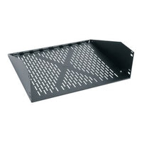 Middle Atlantic WUSS17.5 Wide Unit Shelf System, 17.5" Depth, Black