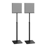 Sanus WSSBTQA2-B2 Height-Adjustable Speaker Stands for Sony BRAVIA Theater Quad (Pair, Black)