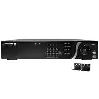 Speco Technologies N16NU6TB 16 Channel Network Server with POE, H.265, 4K- 6TB, TAA