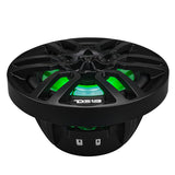 NXL 6.5" 2-Way Coaxial Marine Speaker with LED RGB Lights | 100W RMS 4-Ohm
