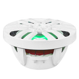 NXL 8" 2-Way Coaxial Marine Speaker with LED RGB Lights | 125W RMS 4-Ohm