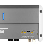 NXL 2-Channel Full-Range Class D IPX5 Marine Amplifier | 2 x 250W RMS @ 4-Ohm
