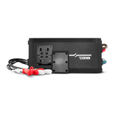 Can-Am Maverick X3 Stage 4 Dash Panel Speaker Enclosures + Driver and Passenger Side Under Seat Subwoofer Enclosure and Pair of Tower Speakers - 3800W MAX