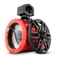 NXL 6.5" Marine and Powersports Empty Tower LED RGB Lights -Red