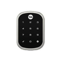 LiftMaster LMDBPACK-SN myQ Smart Touchscreen Deadbolt Lock with Wi-Fi Bridge, Satin Nickel