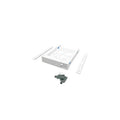 QNAP TRAY-35-WHT01 3.5 HDD Tray with key lock and two keys, white and plastic, 2.5 and 3.5 screw packs included