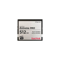 SanDisk SDCFSP-512G-A46D Extreme Pro CFast 2.0, 512GB, Full HD, 4K Video RecordingFull HD, 4K Video Recording